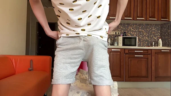 Cute Twink Jerks Colossal Pulsing Dick