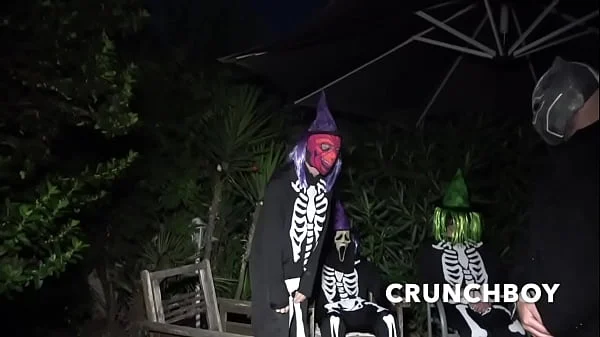 FUCKED BAREBACK FOR the halloween ceremeony with submission extrem in public for dimitri