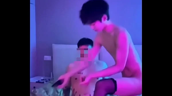 Gay Asian Muscle BigDick Blowjob And Fucking Boyfriend Cumshot