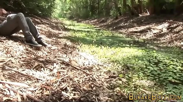 Gay asian twink gobbling