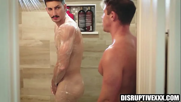 Gay roommate joined him in a shower