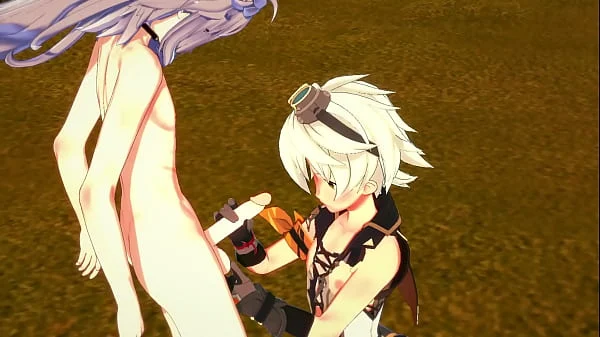 Genshin Impact Yaoi- Bennett Handjob and fucked by Razor – Japanese asian manga anime game porn gay